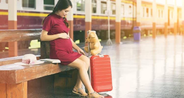 Na co by si měly těhotné ženy při jízdě vlakem dávat pozor?