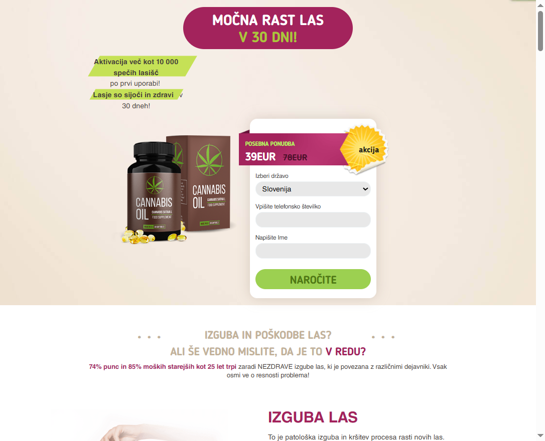 Cannabis Oil v Sloveniji