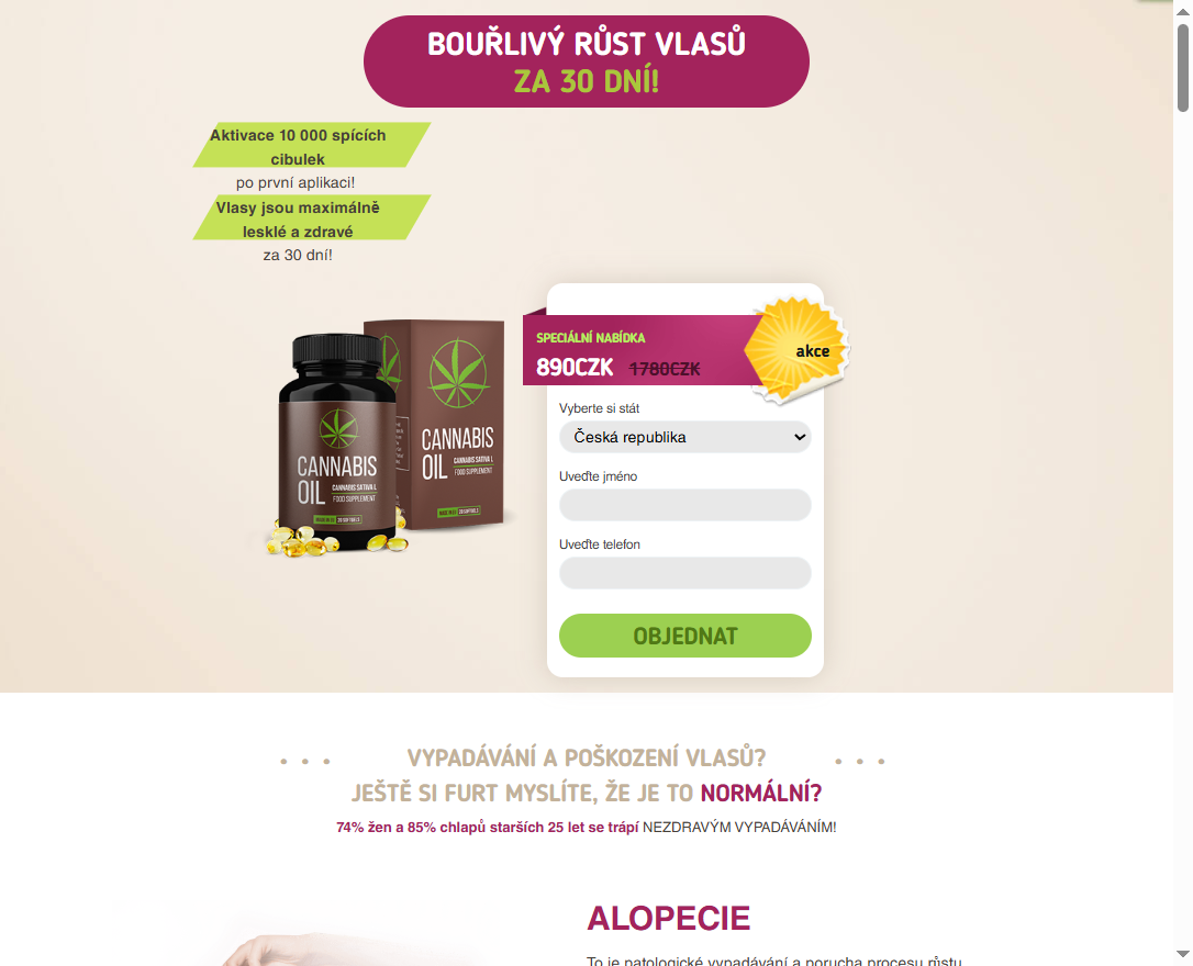 Cannabis Oil produkt