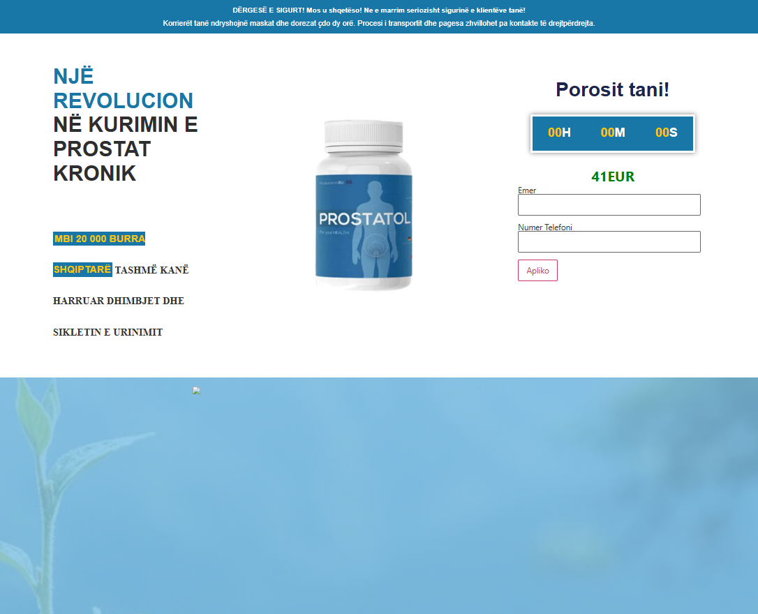 Prostatol proizvod za zdravlje prostate