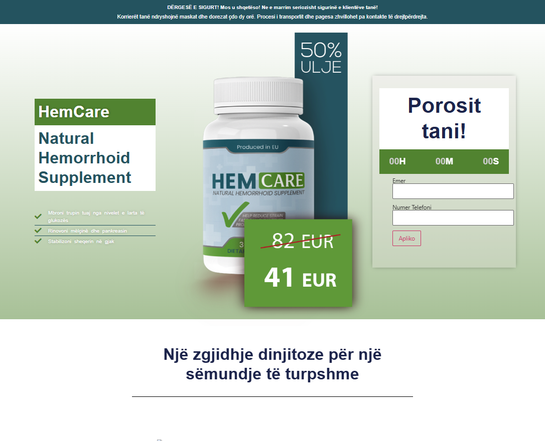 Hemcare proizvod u Kosovu