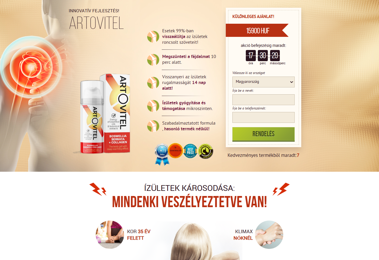 Artovitel termék kép