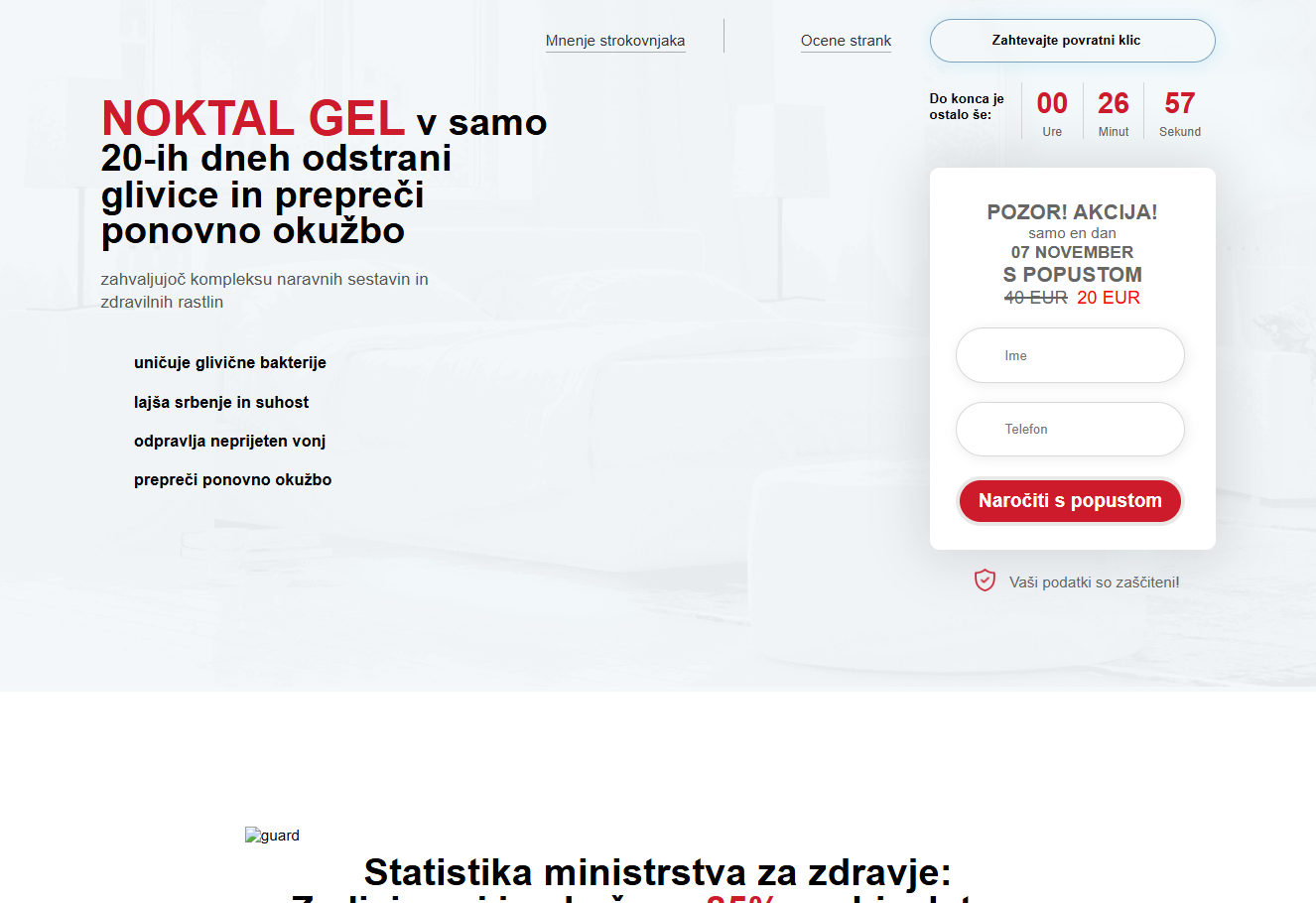 Noktal Gel embalaža