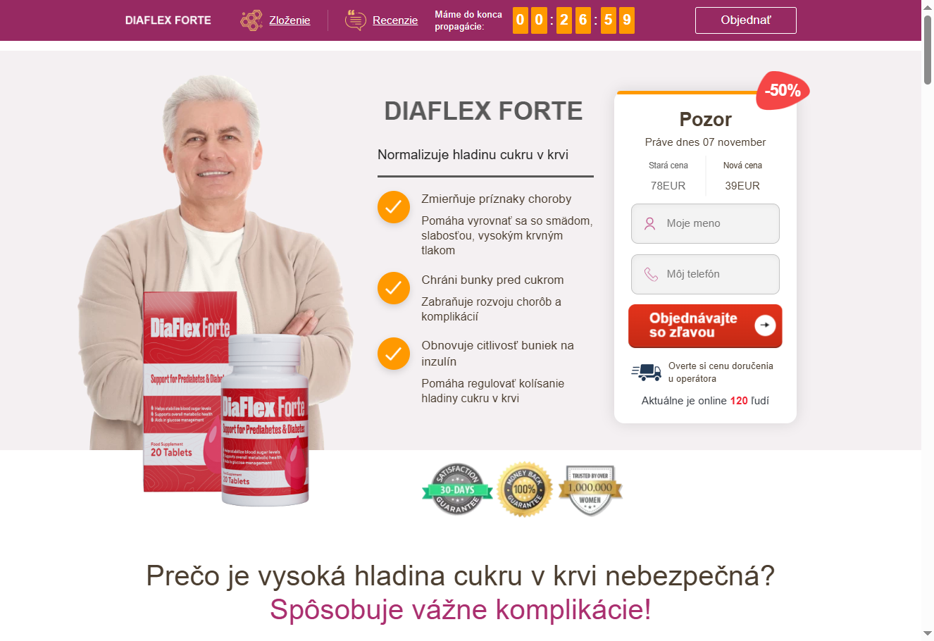 DiaFlex Forte balenie