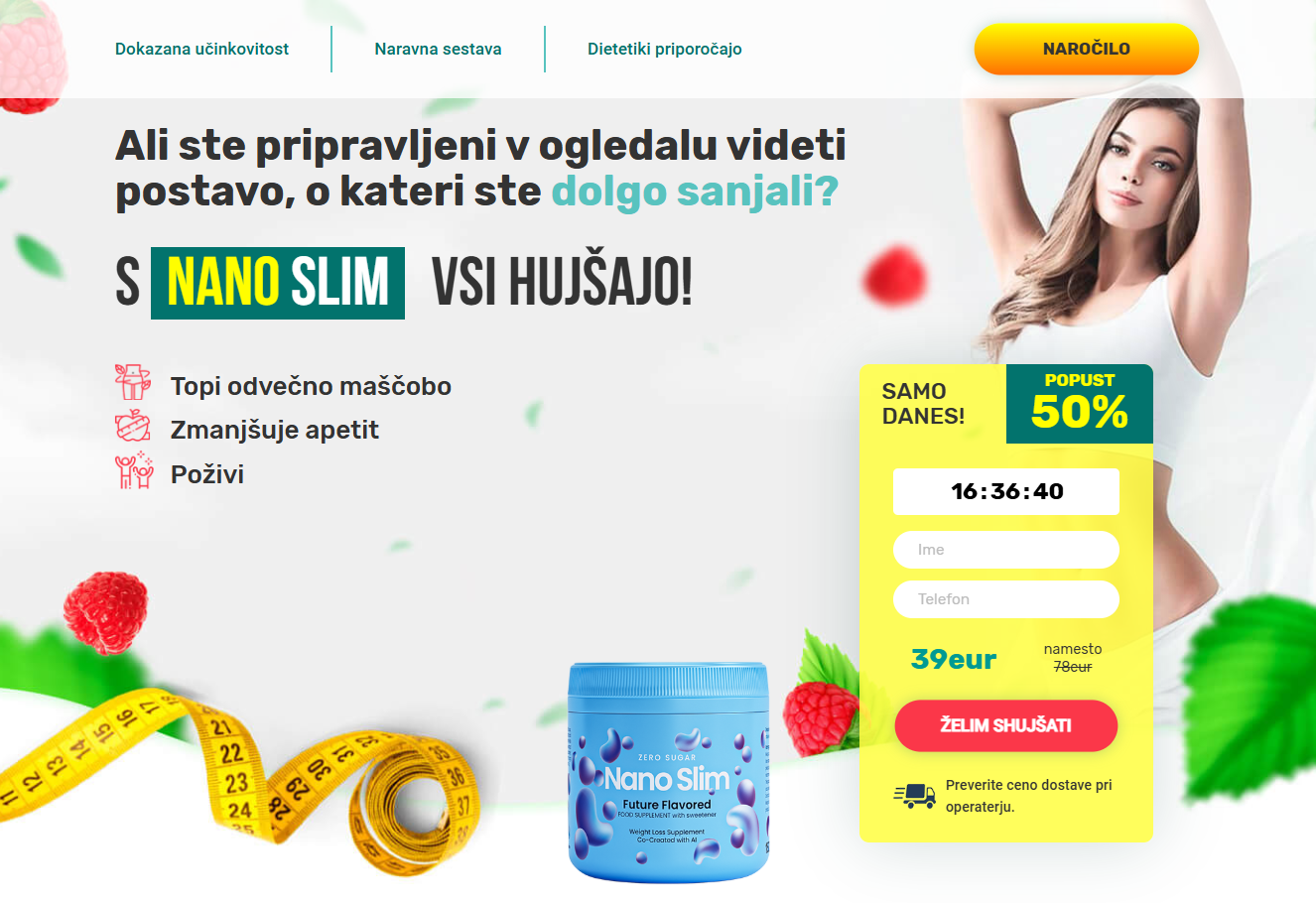 Nano Slim izdelek za hujšanje