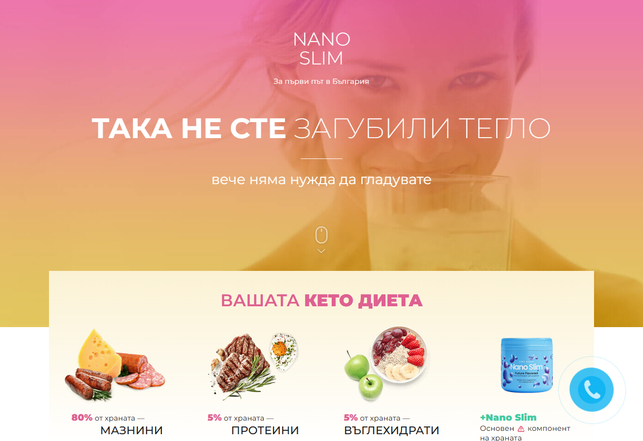 Nano Slim продукт