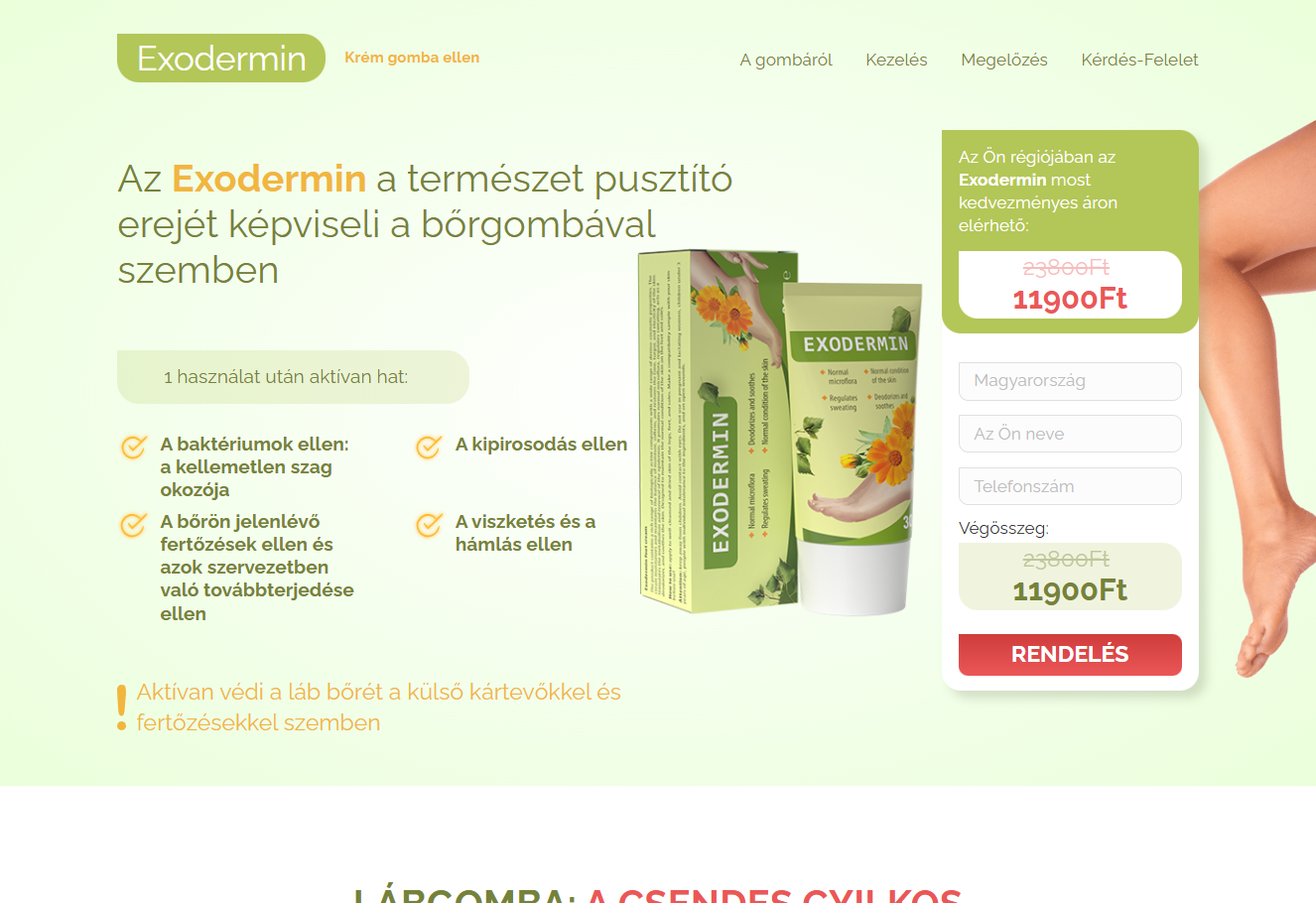 Exodermin termék kép
