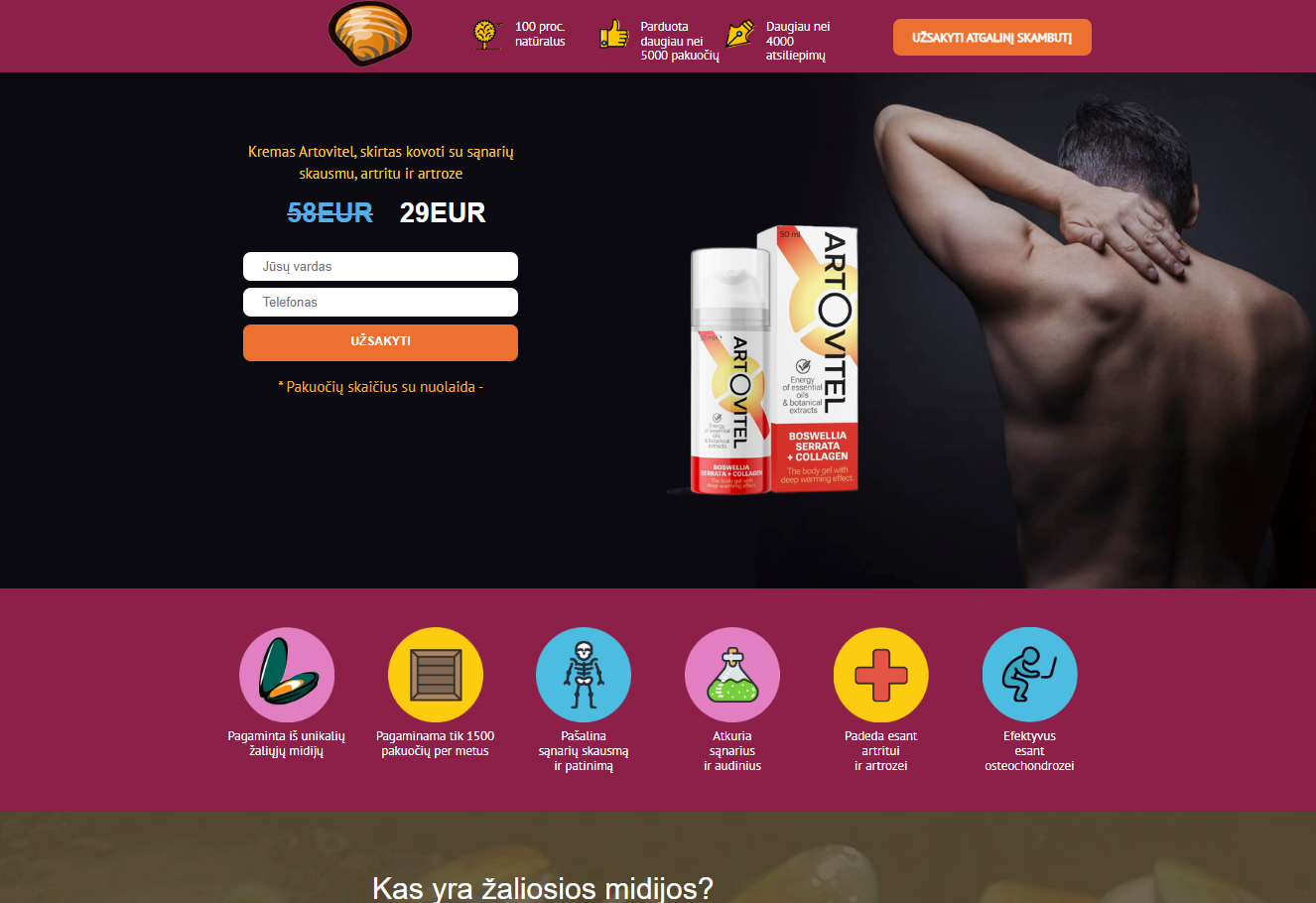 Artovitel produkto vaizdas