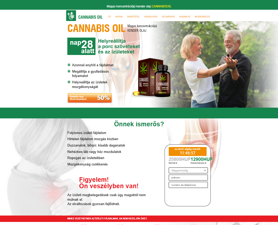 Kannabisz olaj termék kép