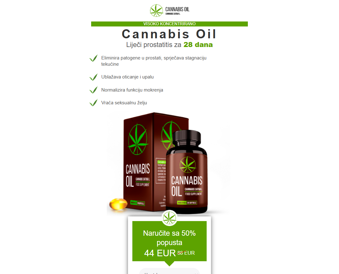Slika Cannabis Oil proizvoda