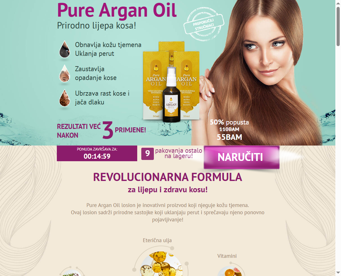 Slika arganovog ulja