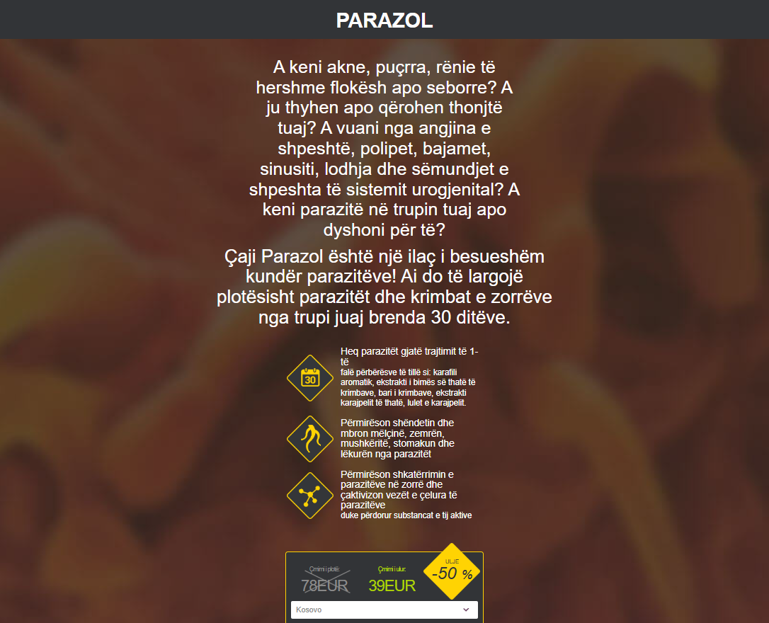 Parazol proizvod