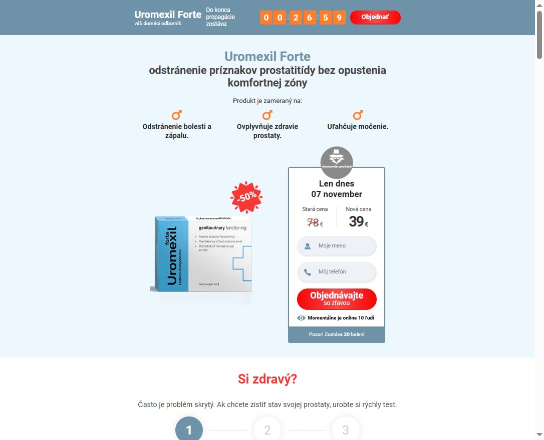 Uromexil Forte balenie