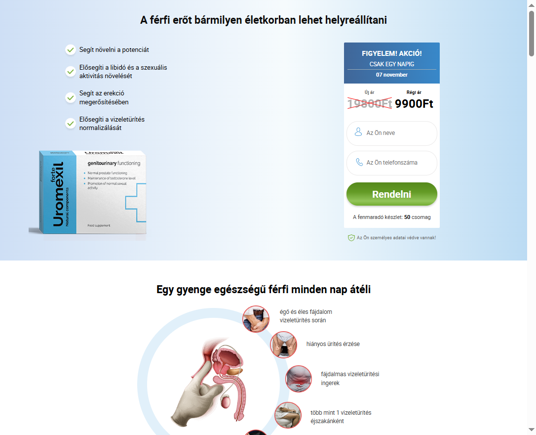 Uromexil Forte termékkép