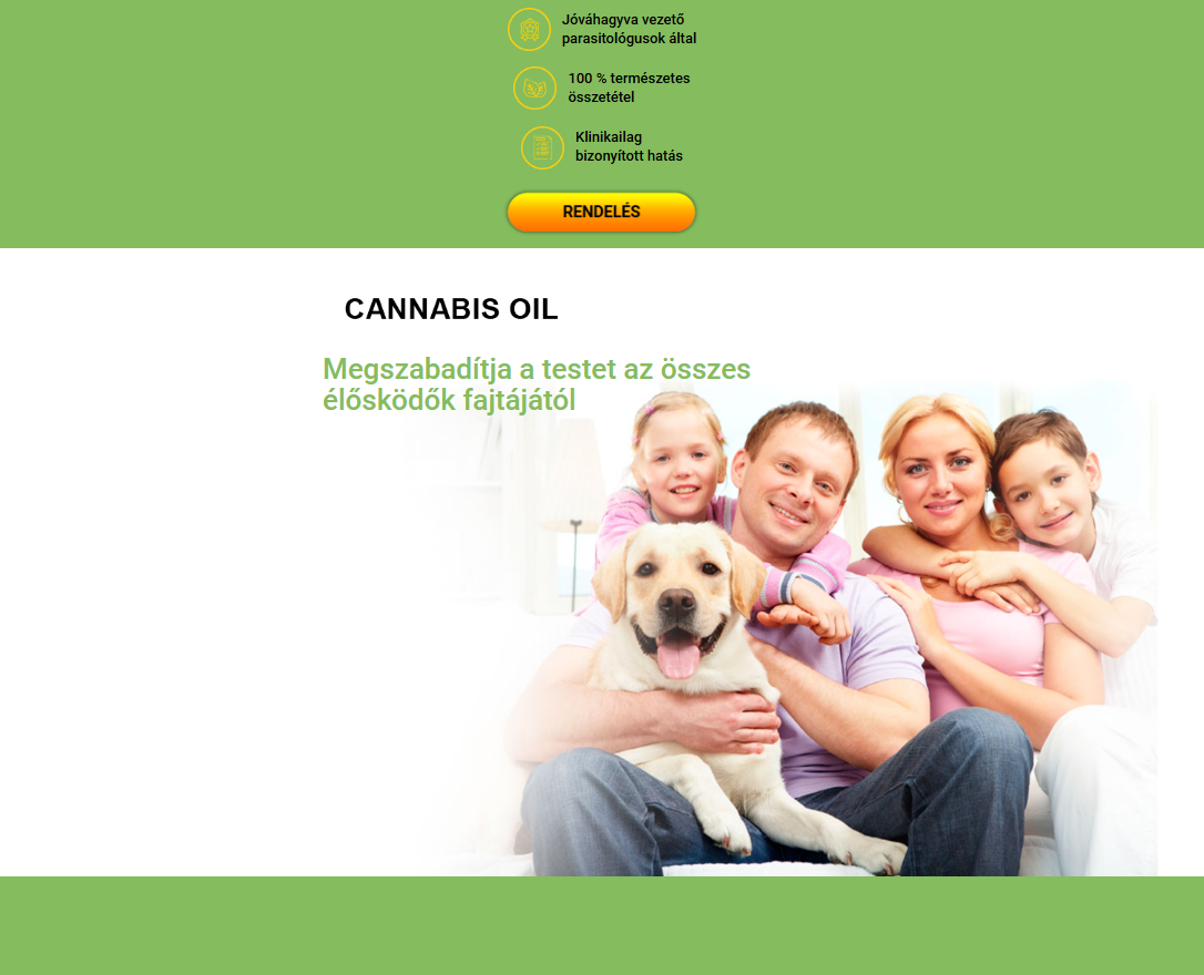 Cannabis olaj termék kép
