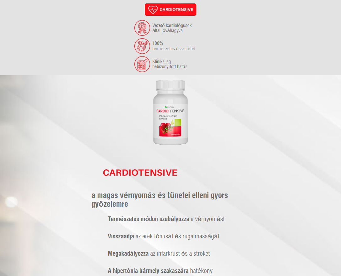 Cardiotensive termék kép